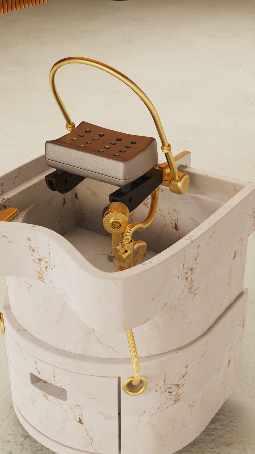 Portable Japanese Headspa designer