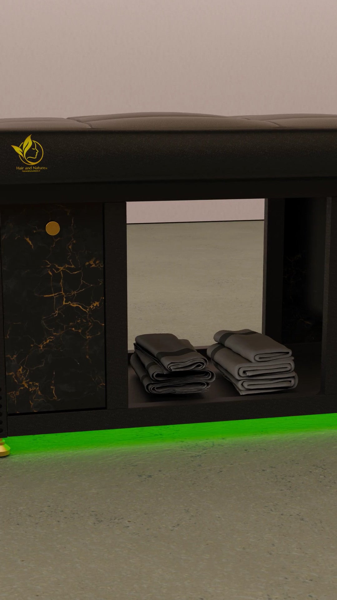 Exclusive Japanese Headspa bed extra storage 